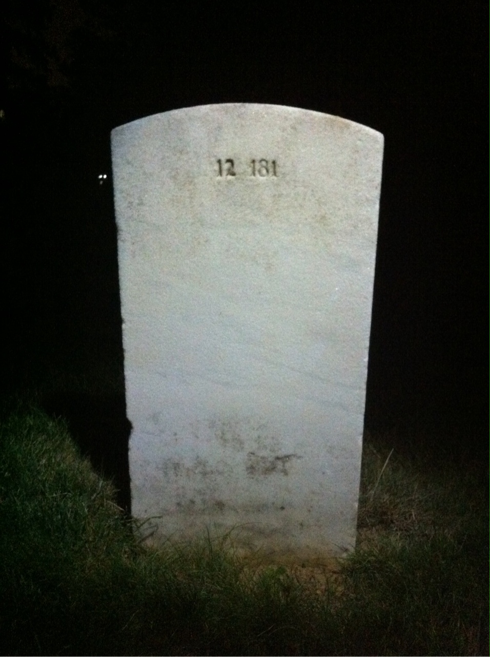 Back of headstone — Lillian Moffatt