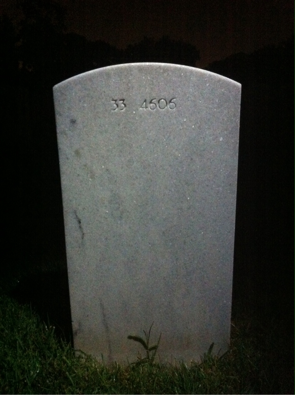 Back of headstone — Phyllis Morgan