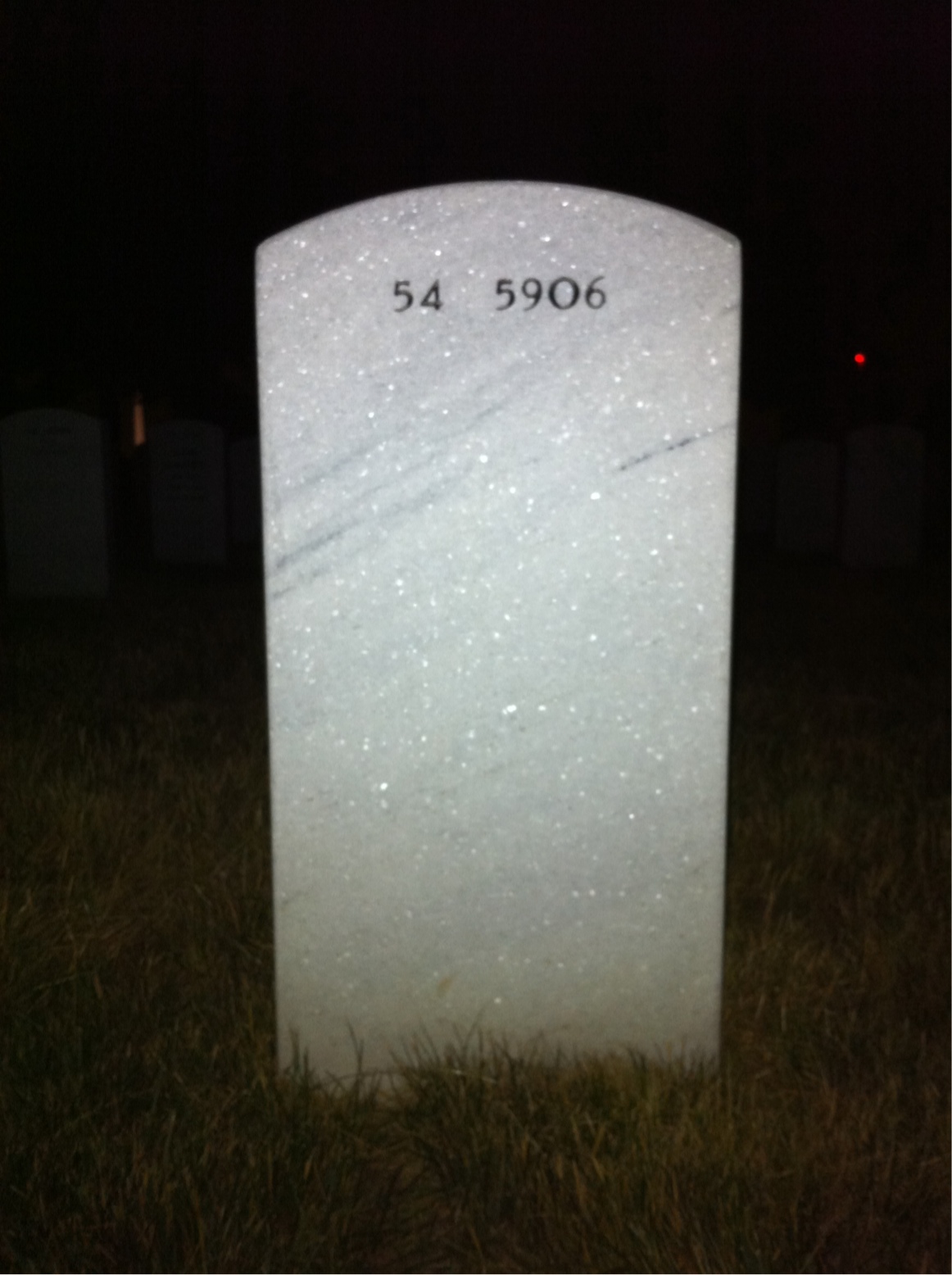 Back of headstone — Robert Morrison