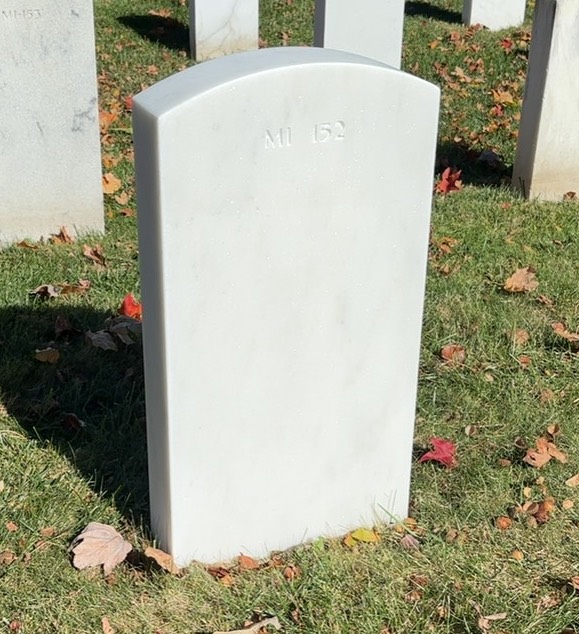 Back of headstone — Thomas Mullen