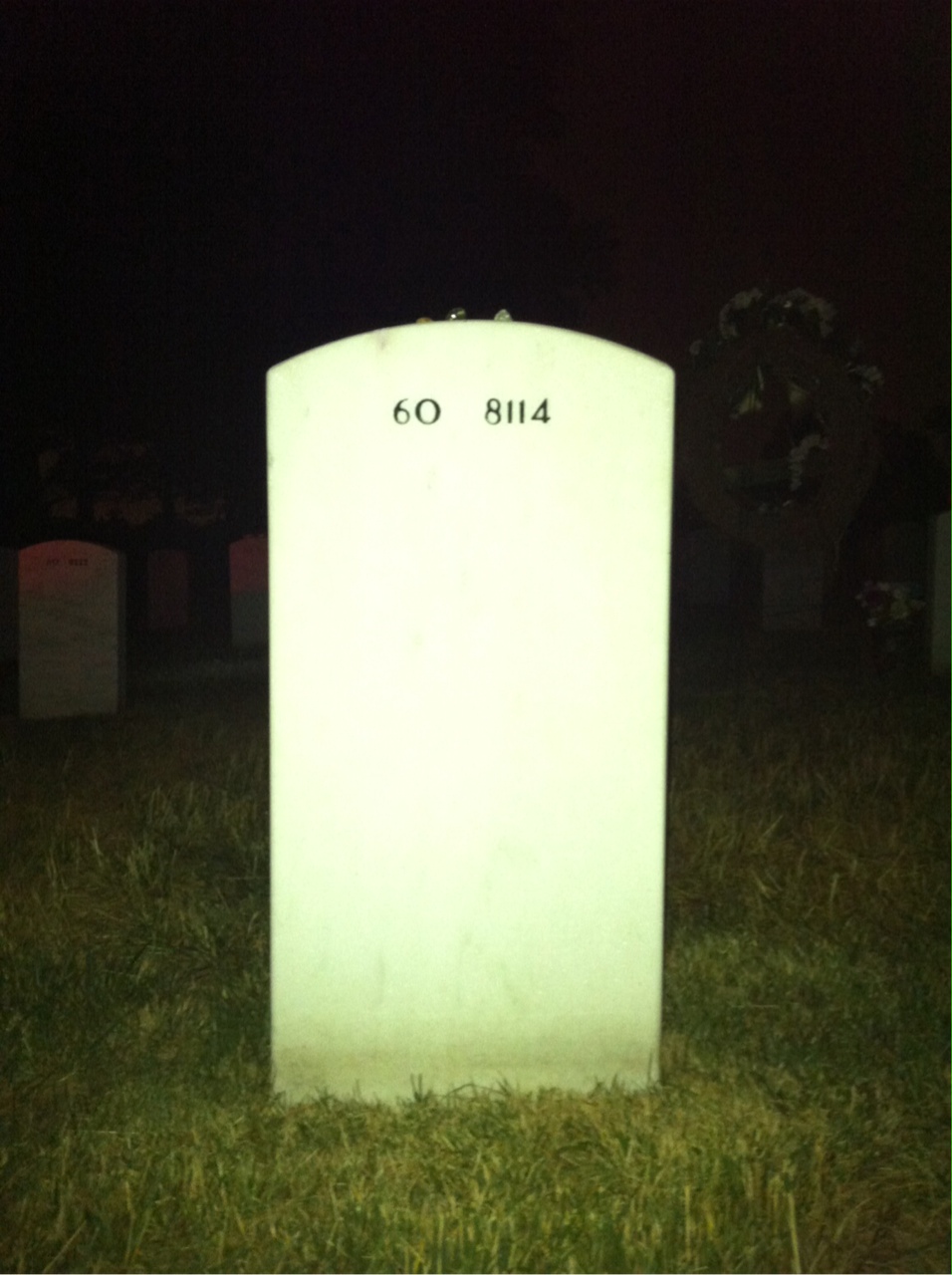Back of headstone — Jourdan Grez