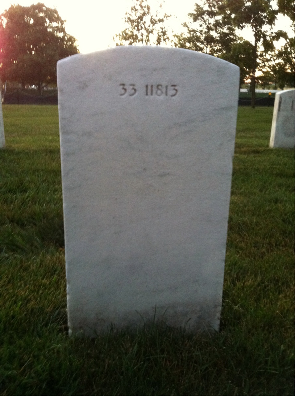 Back of headstone — Carl Cowden