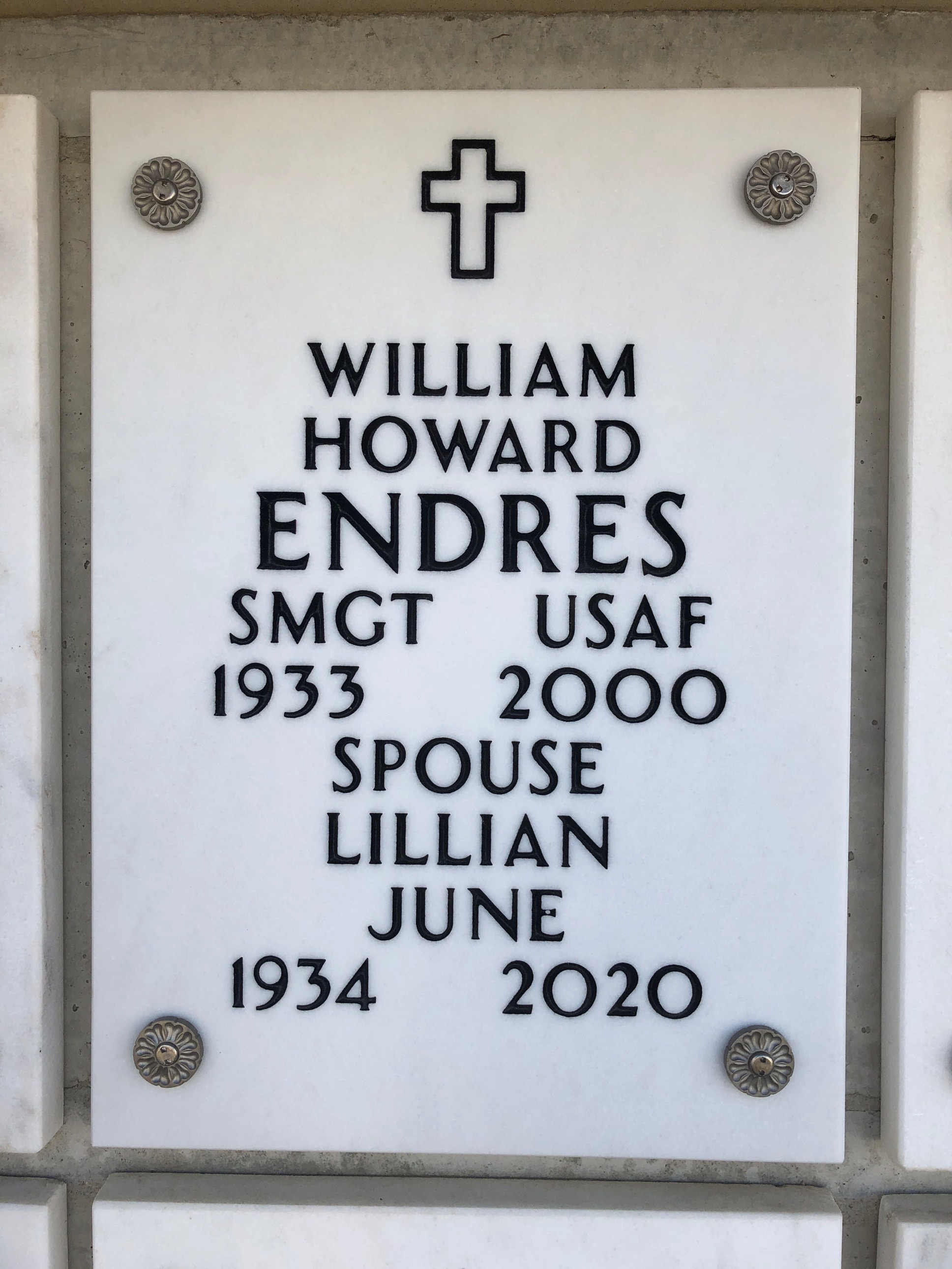 William H Endres