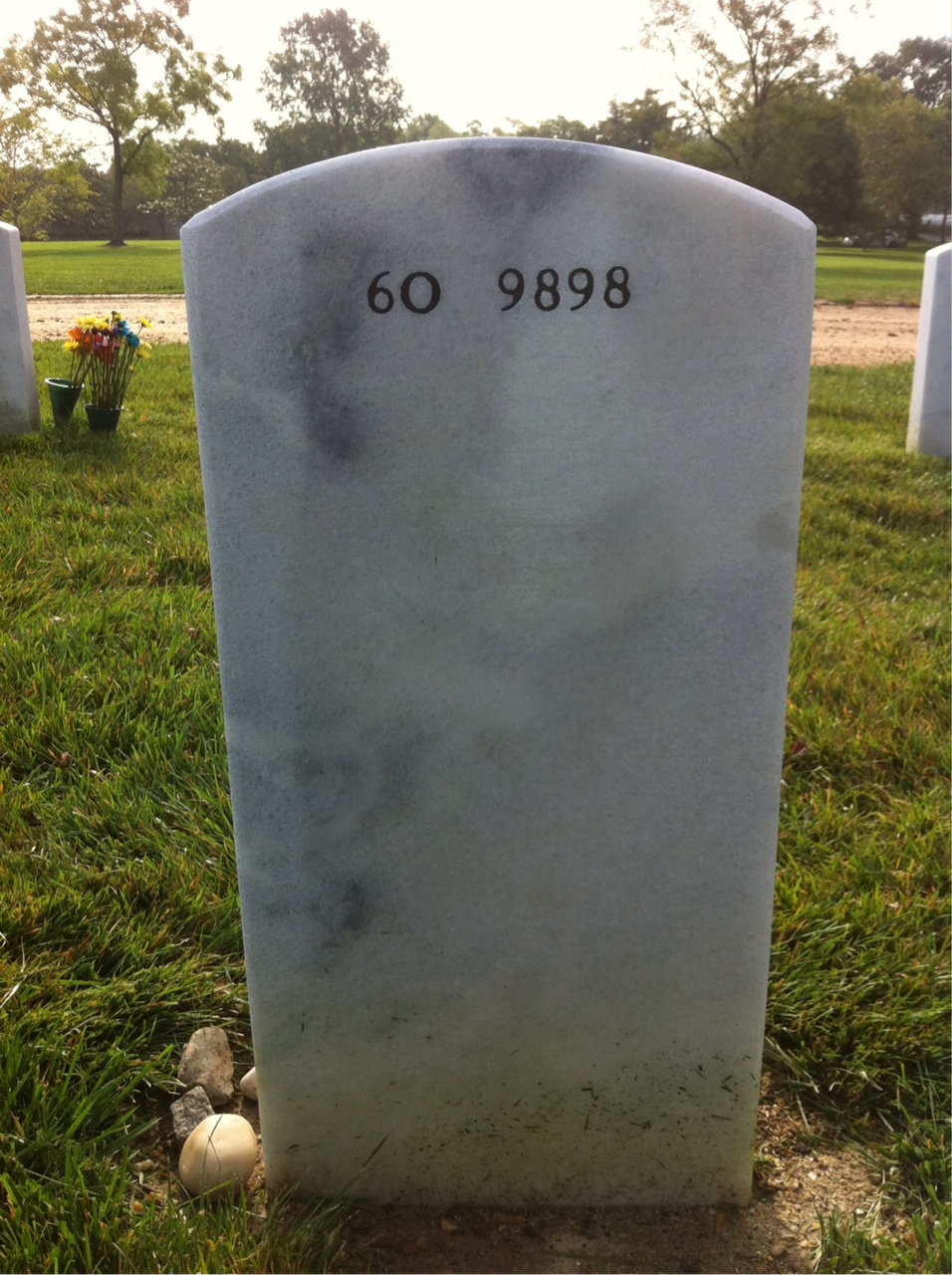 Back of headstone — Thomas Francis Keane