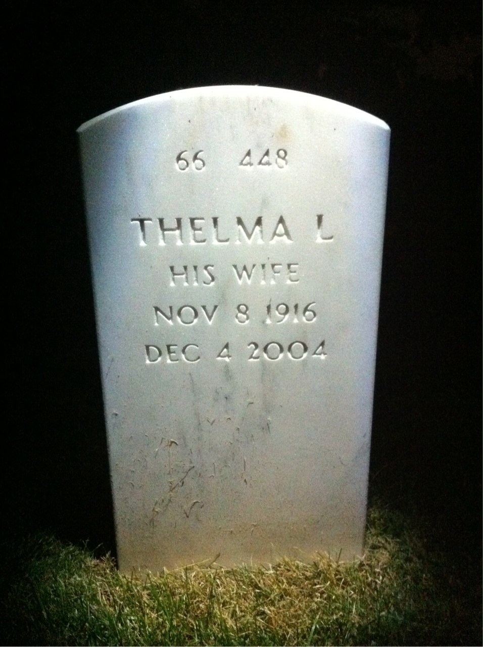 Back of headstone — Walter Kasza