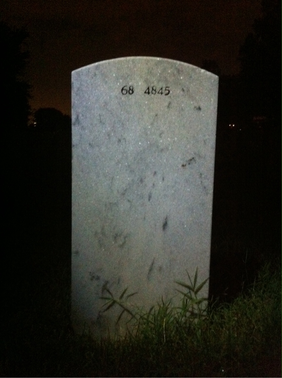 Back of headstone — Joseph Johnel Head