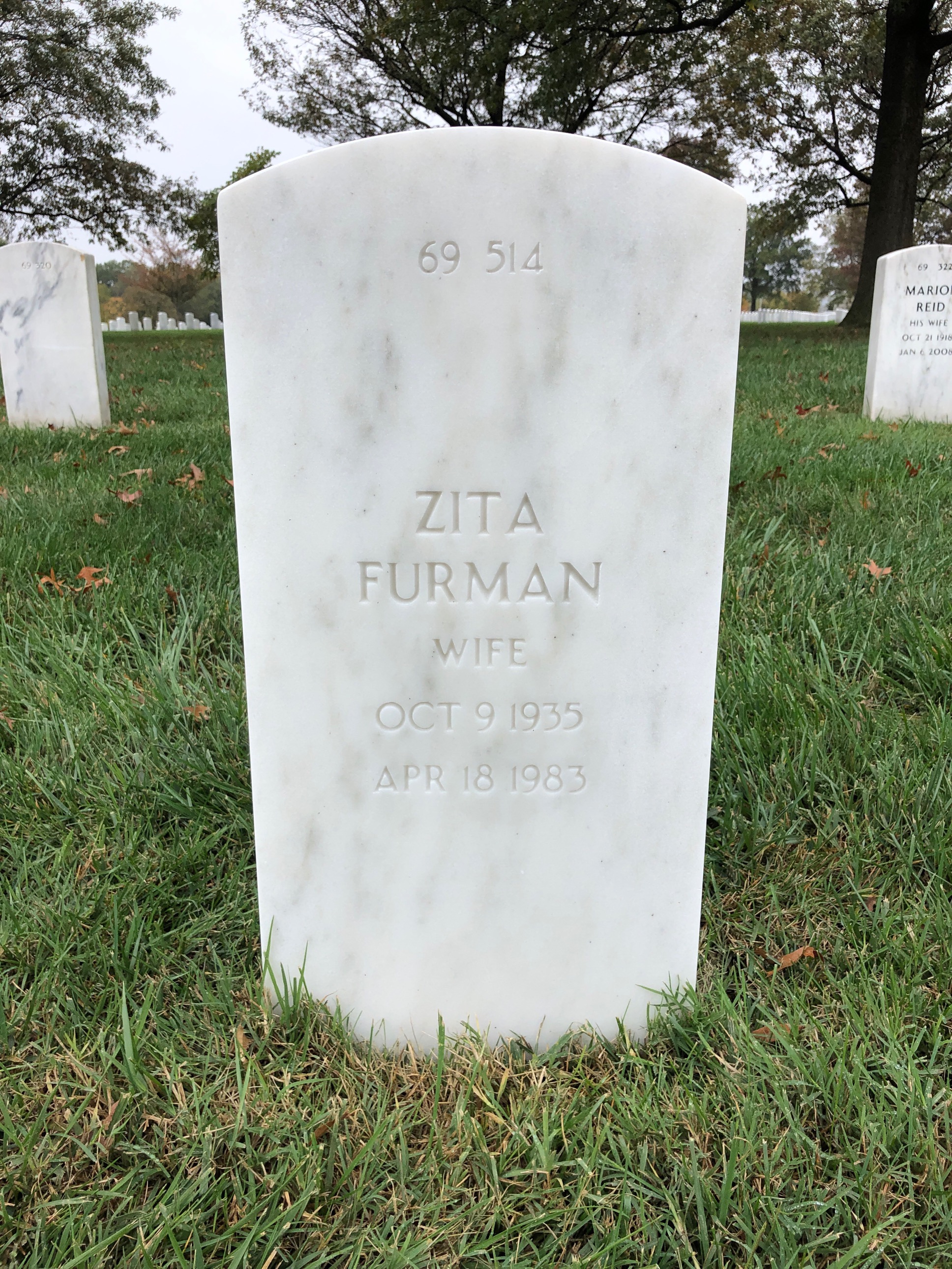Back of headstone — Thomas Simone
