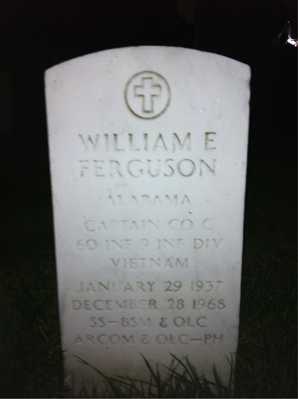 Headstone of William Edwin Ferguson