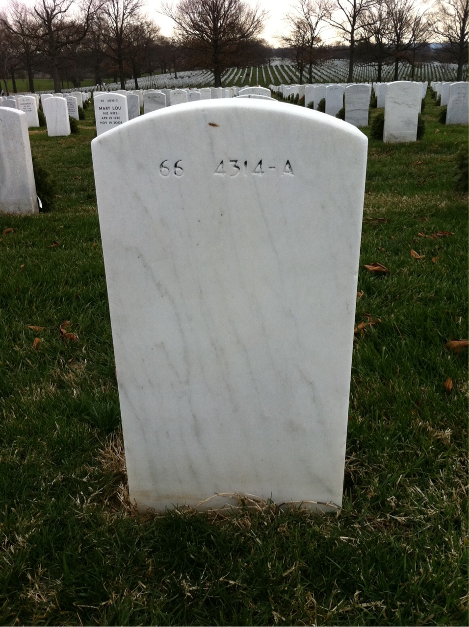 Rowland Simmons headstone back
