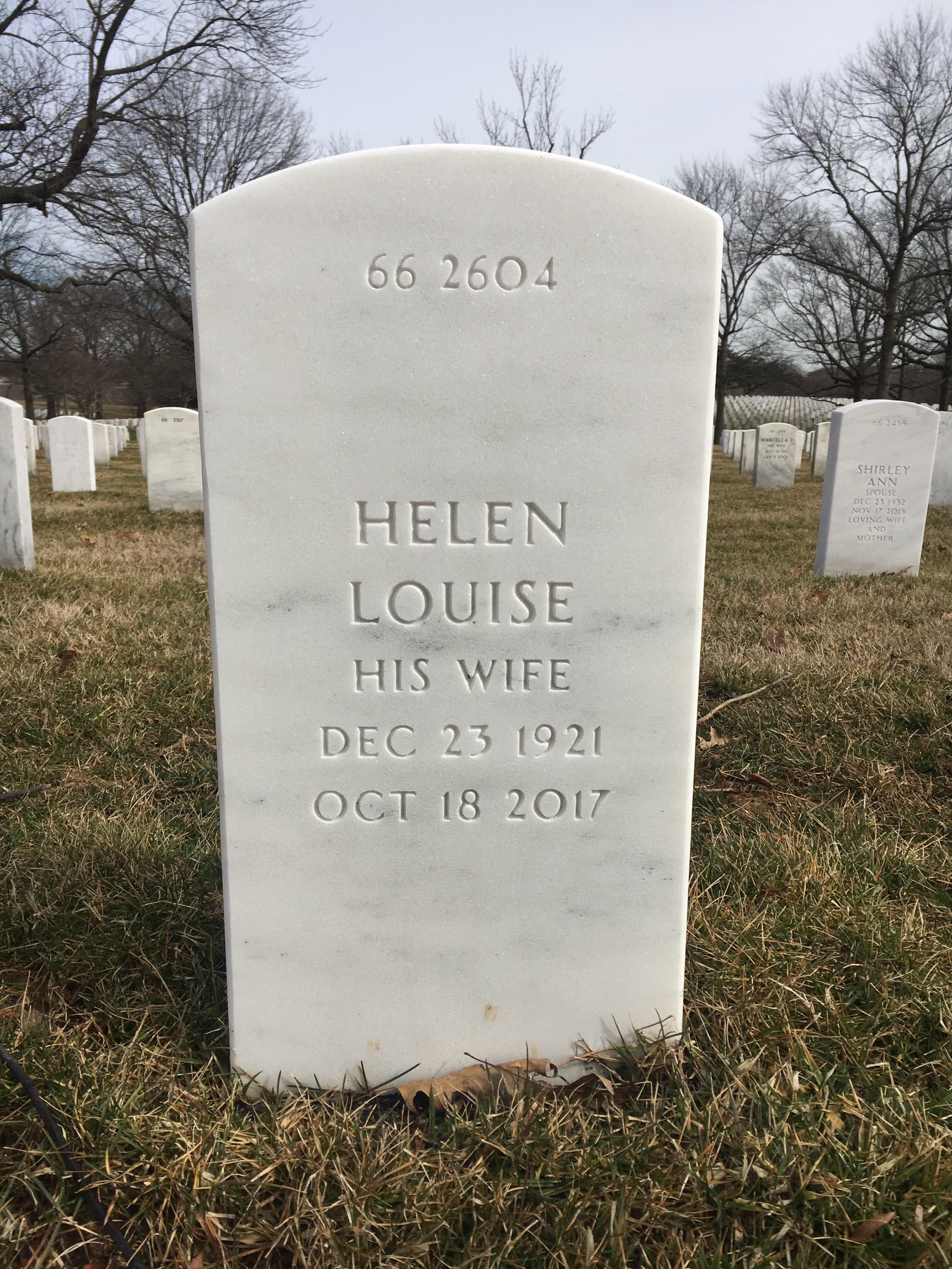 Back of headstone — Donald Mckenzie