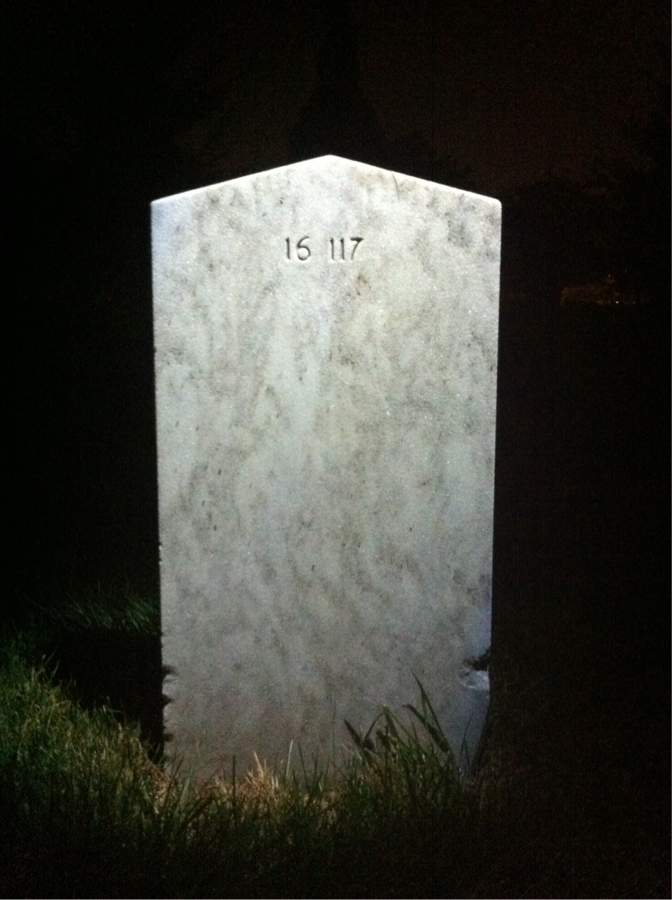 Back of headstone — John Murphy