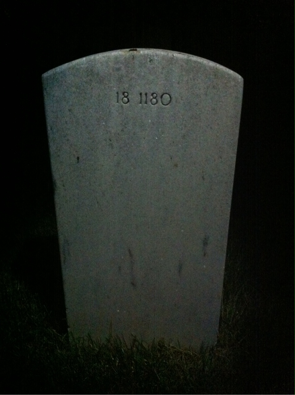 Back of headstone — Donald Munn