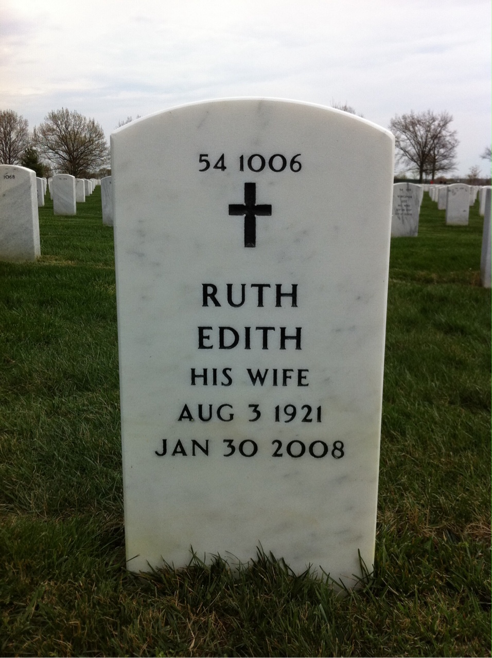 Back of headstone — George Kent