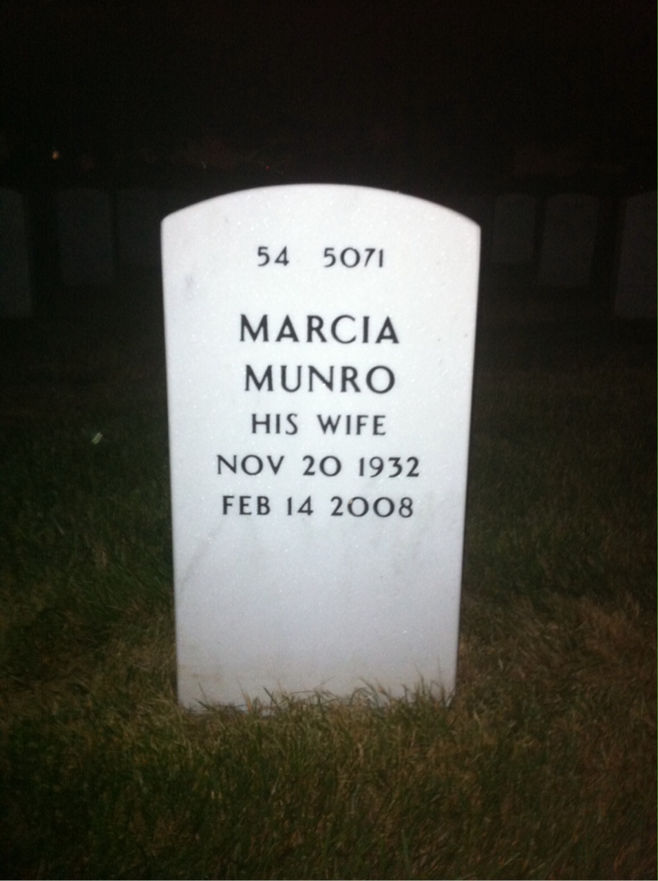 Back of headstone — William Spiegel