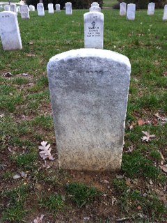 Back of headstone — Raymond Anderson