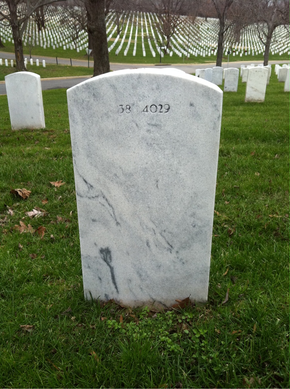 Back of headstone — Gladys Murphy
