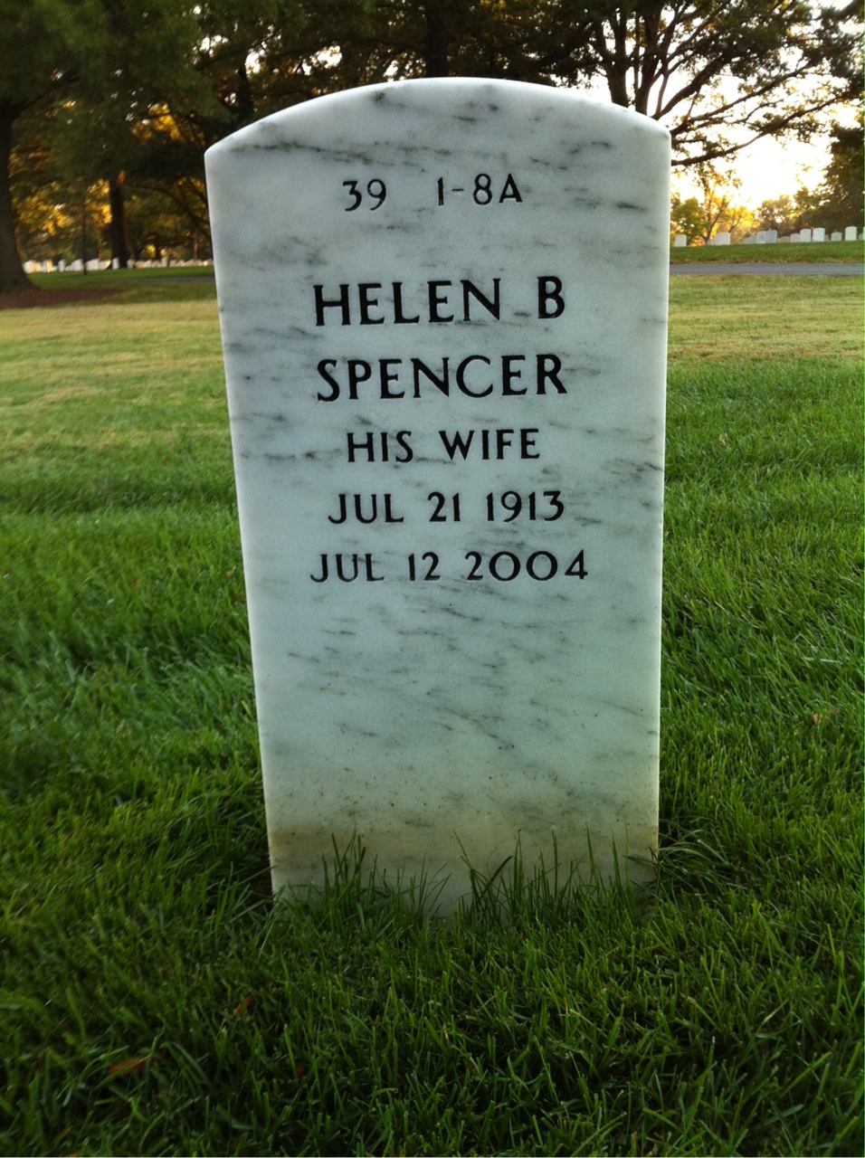 Back of headstone — Cyrus Wood