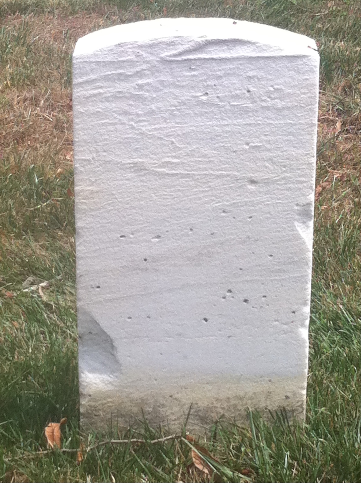 Back of headstone — C Augustan