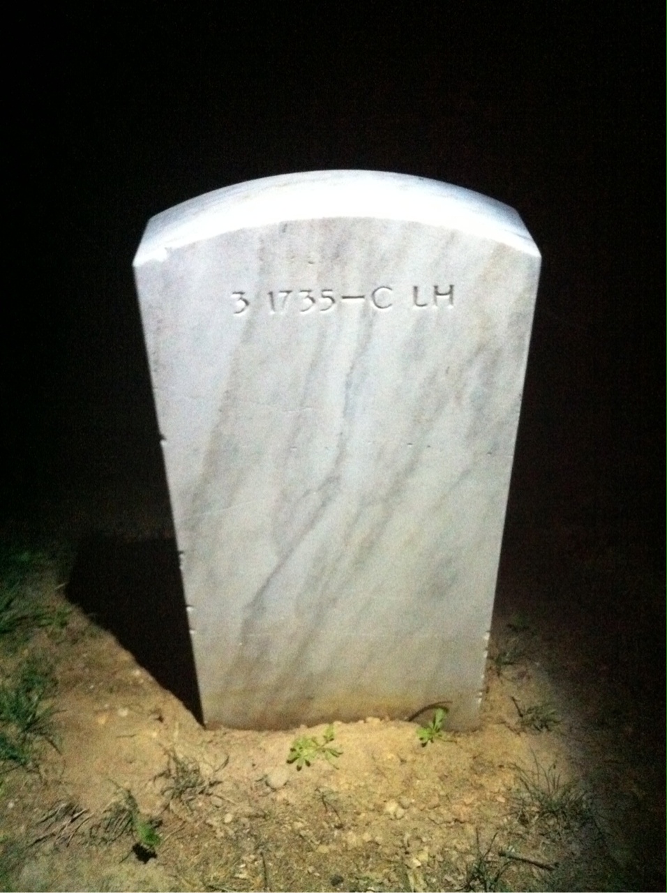 Back of headstone — Esther Brabson