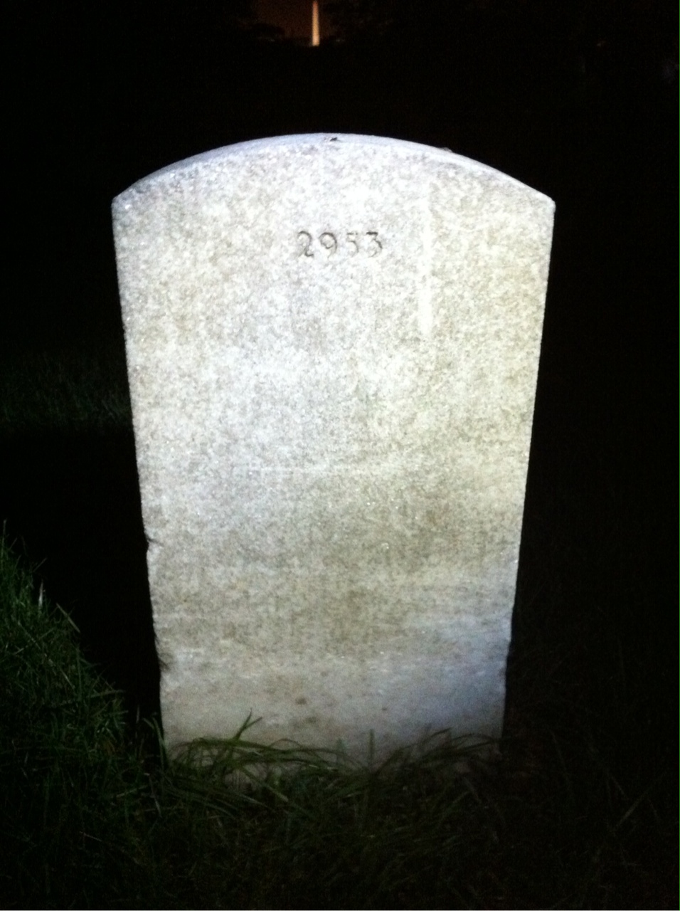 Back of headstone — Duncan Mciver