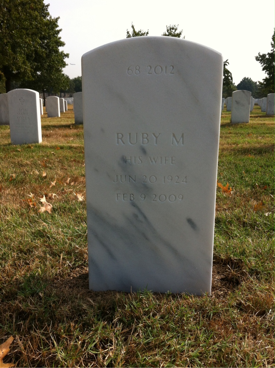 Back of headstone — John Mcinnis