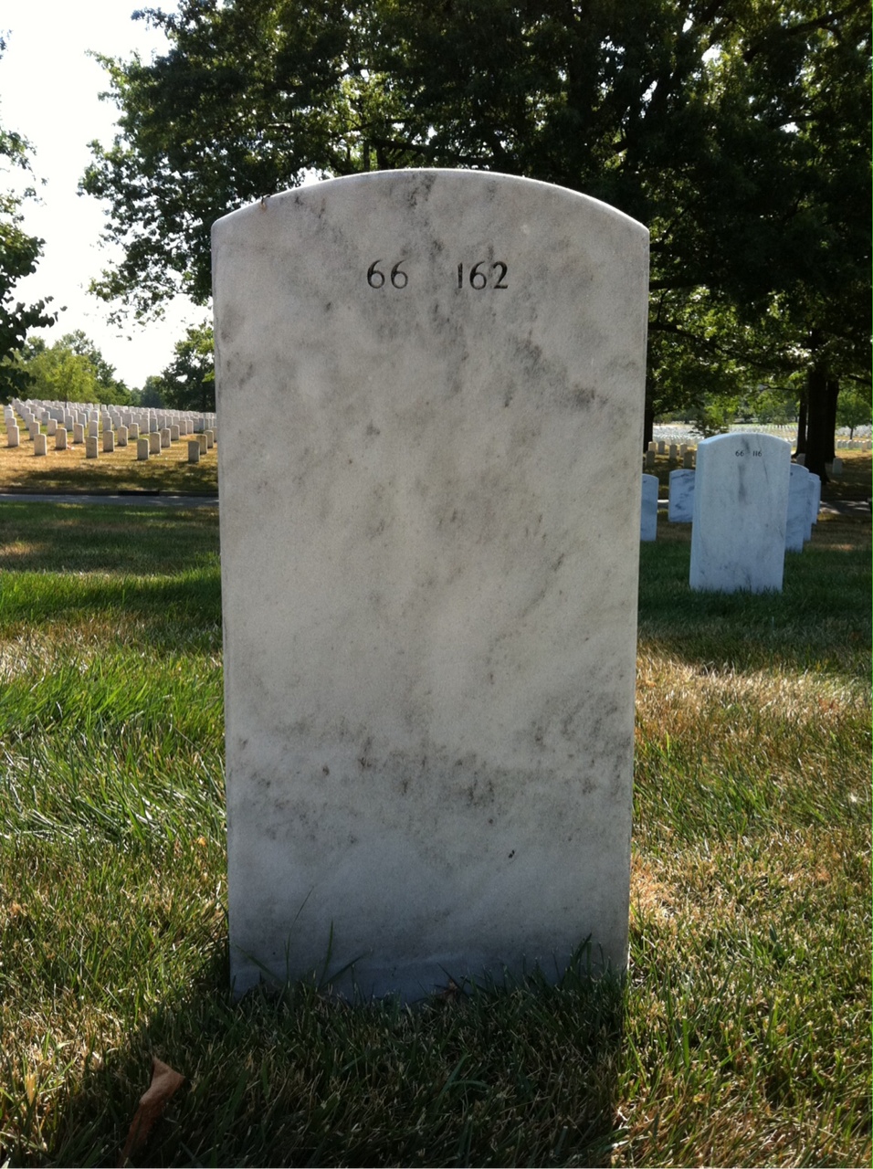 Back of headstone — Lloyd Decker