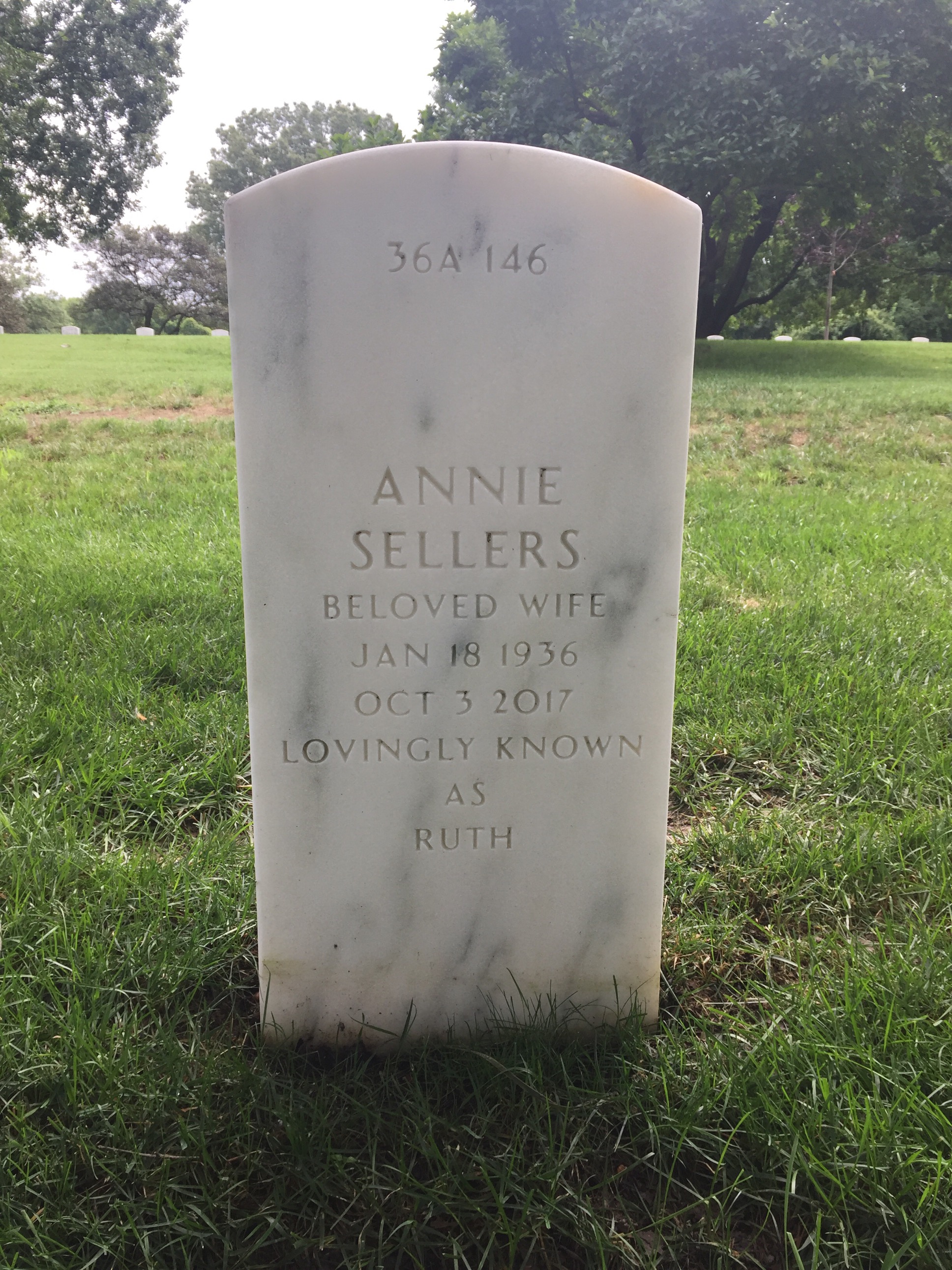 Back of headstone — Robert Bracken