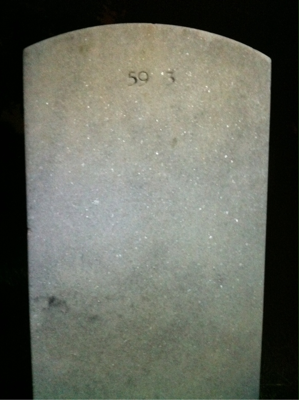 Back of headstone — Ralph Bailey