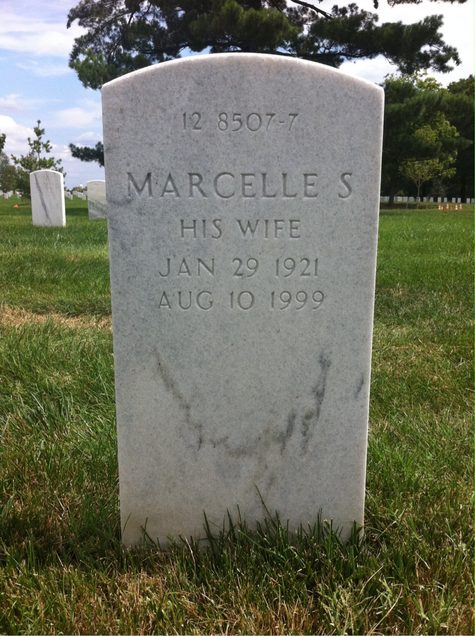 Back of headstone — John Mountford