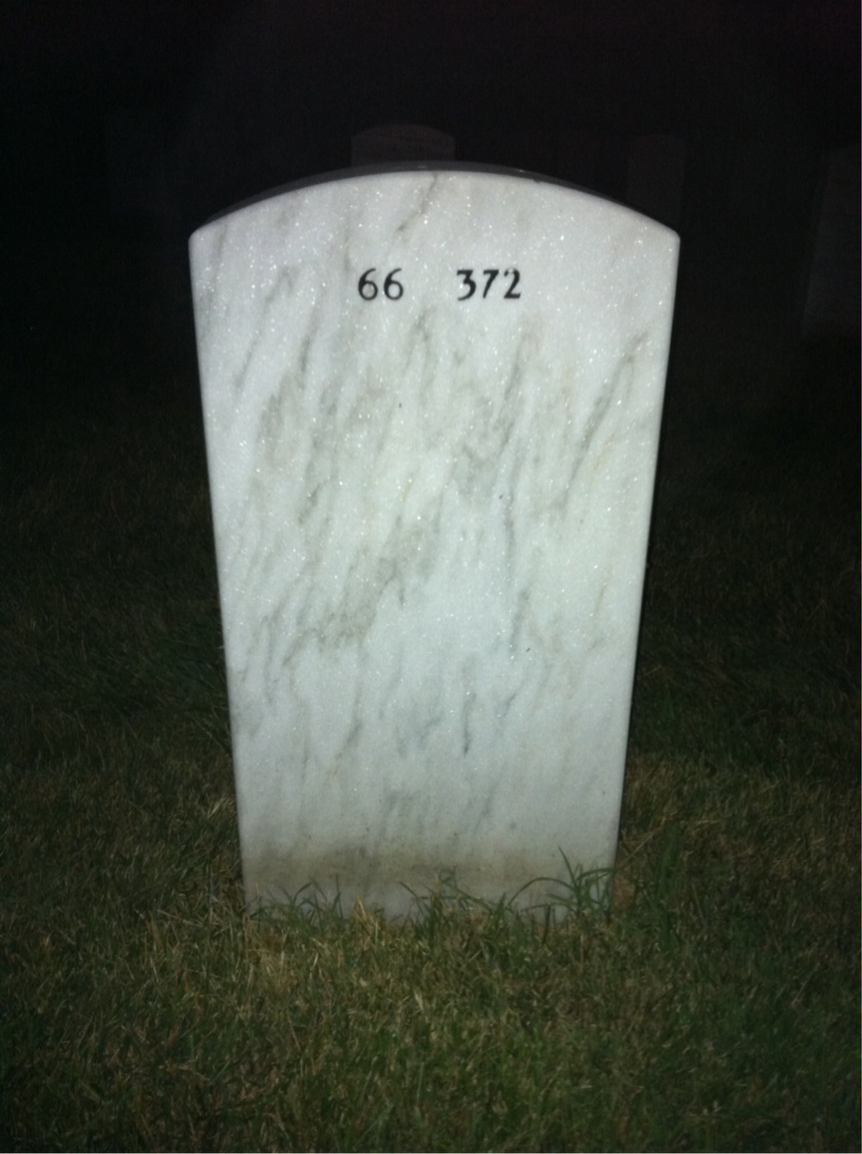 Back of headstone — Robert Heim