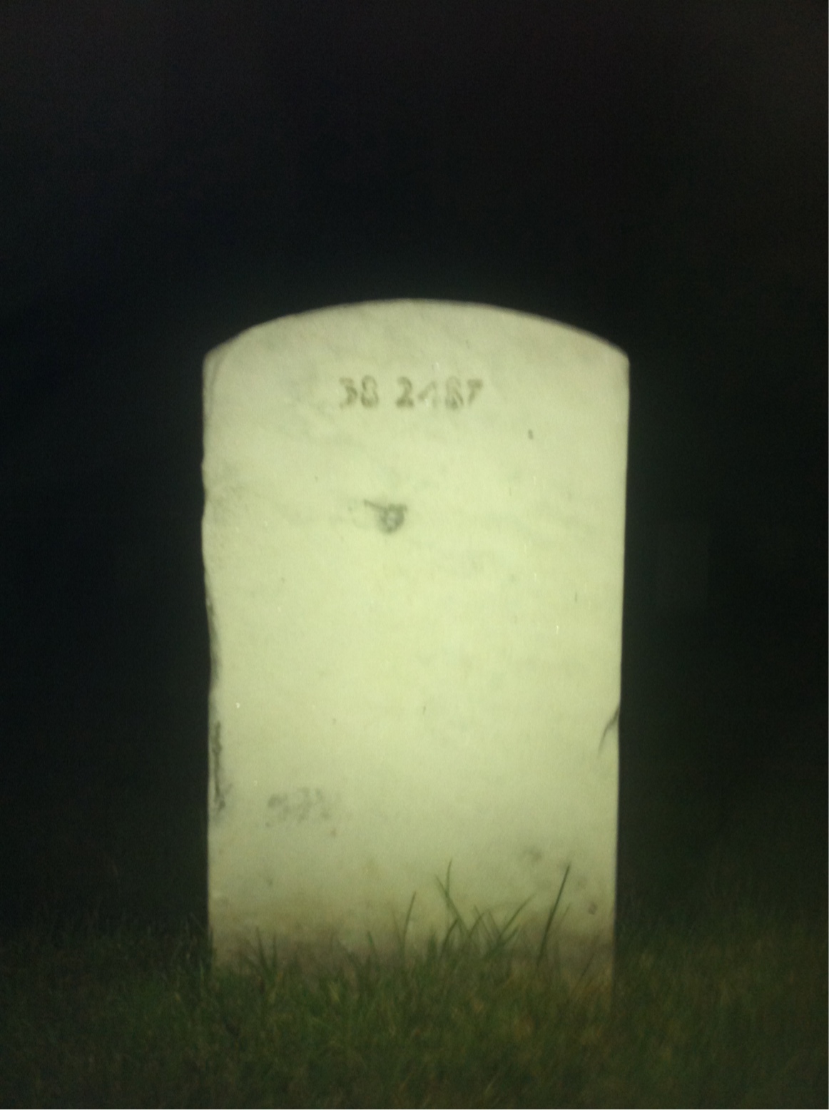 Back of headstone — Charles Murray