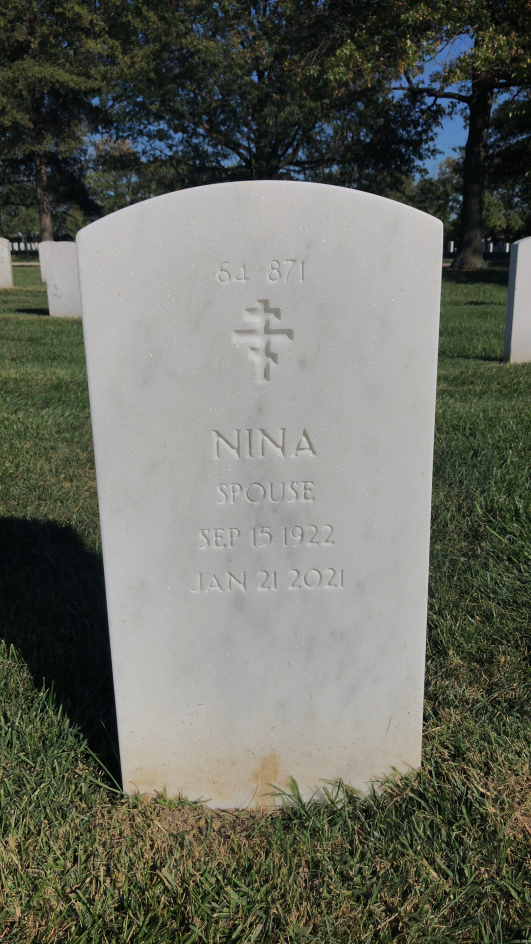 Back of headstone — Clark Ashton
