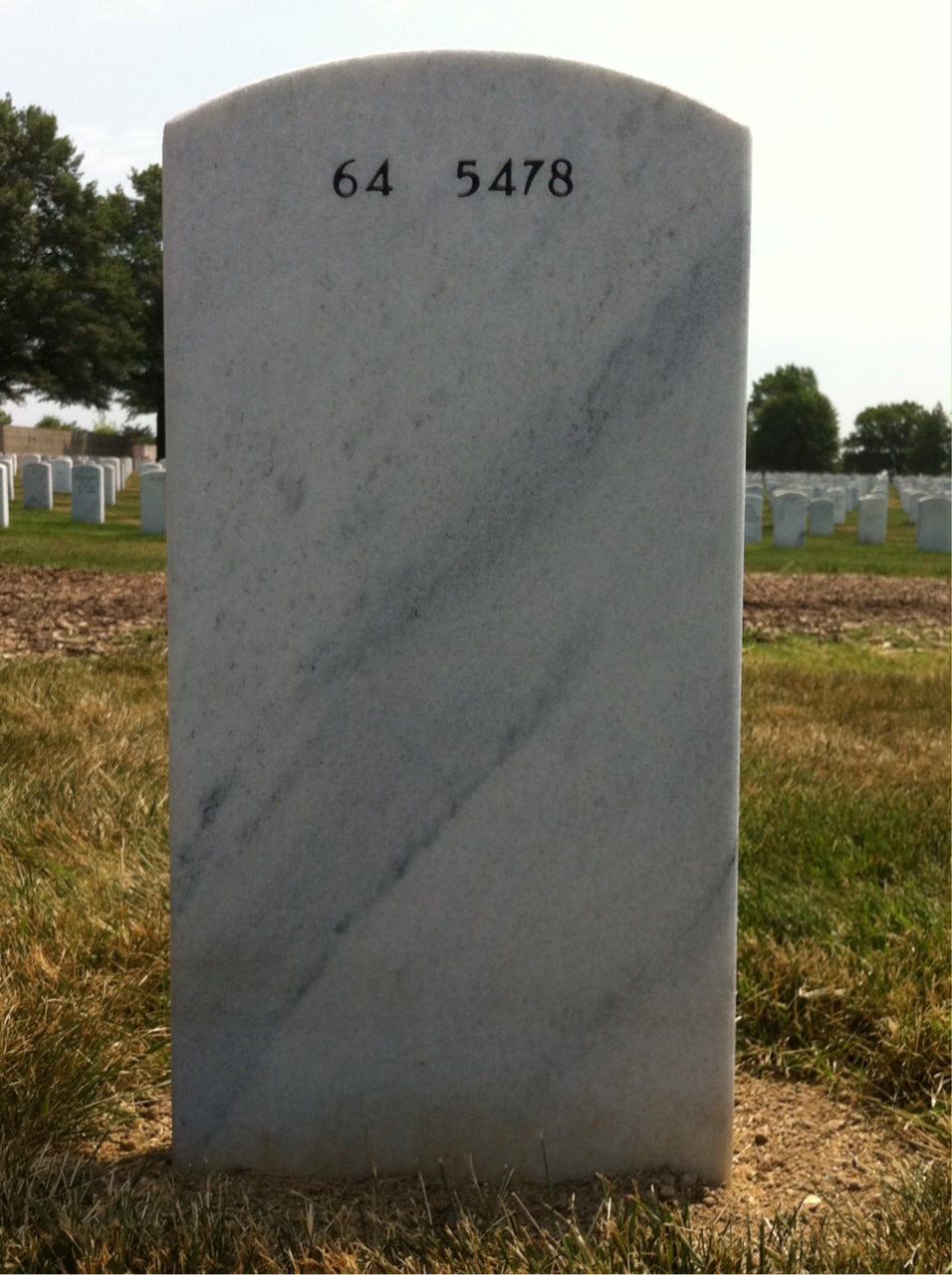 Back of headstone — Michael Lazorchak