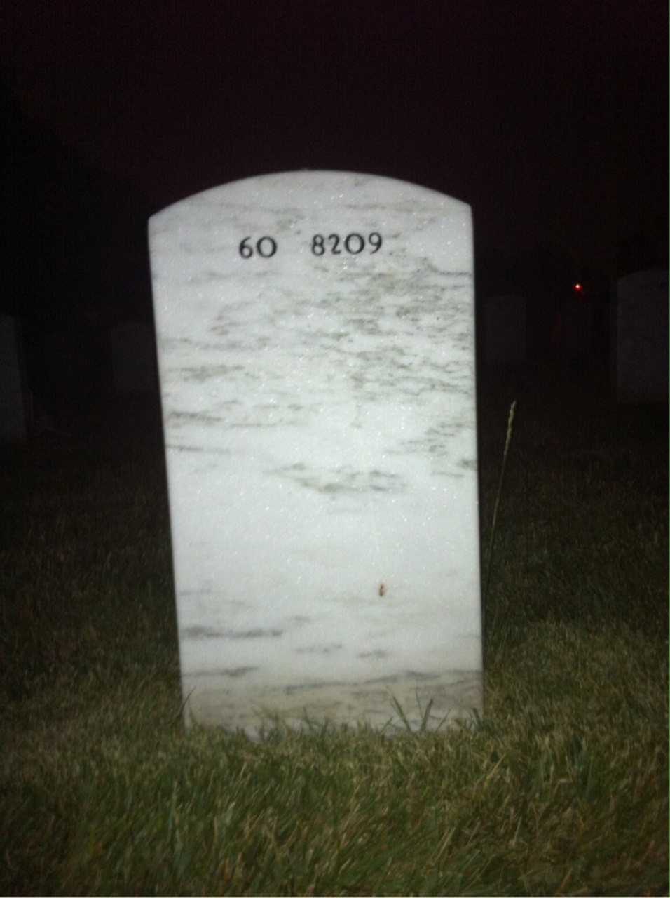 Back of headstone — Kurt Krout
