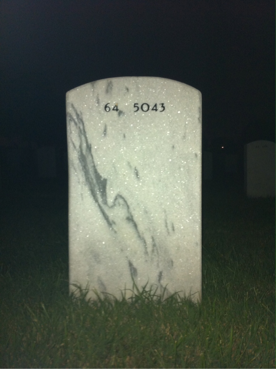 Back of headstone — Robert Mccann