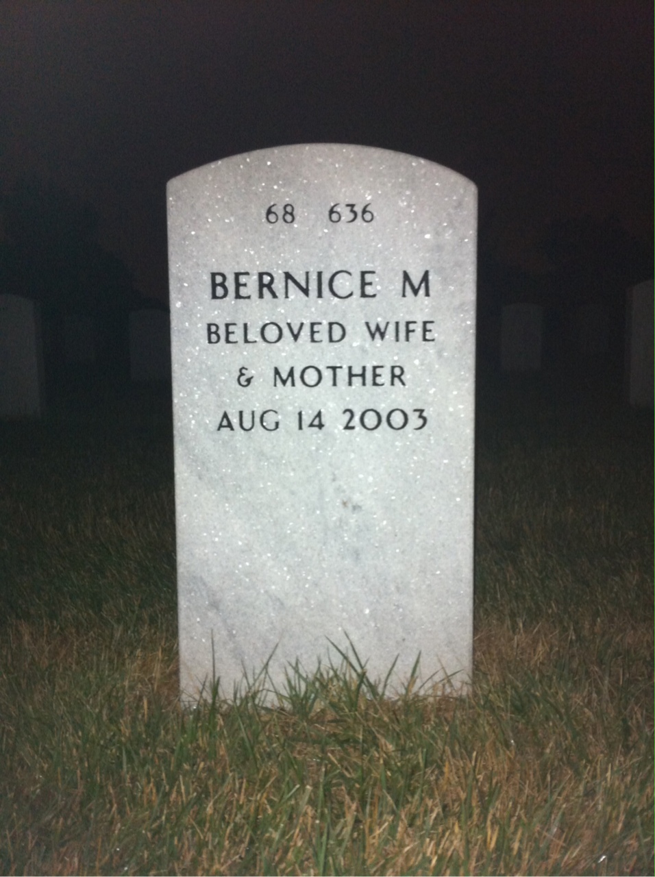Back of headstone — Joseph O'Connor