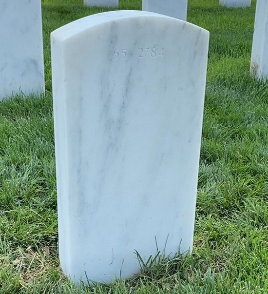 Back of headstone — William Appleton