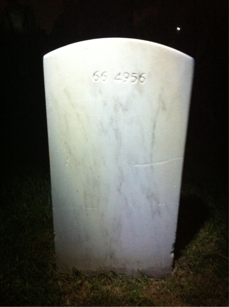 Back of headstone — Kathleen Mcneil