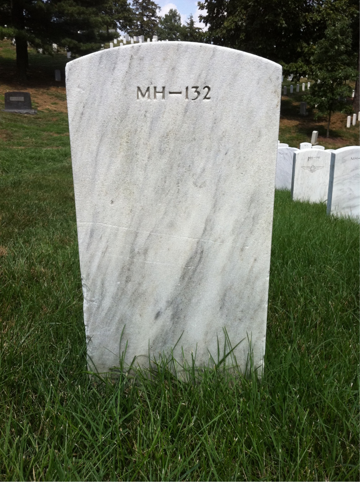 Back of headstone — Vladimir Oksevski