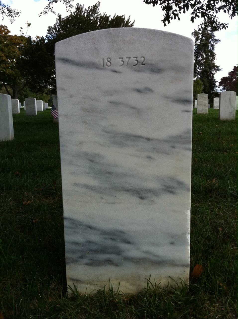 Back of headstone — Jeff Andrews