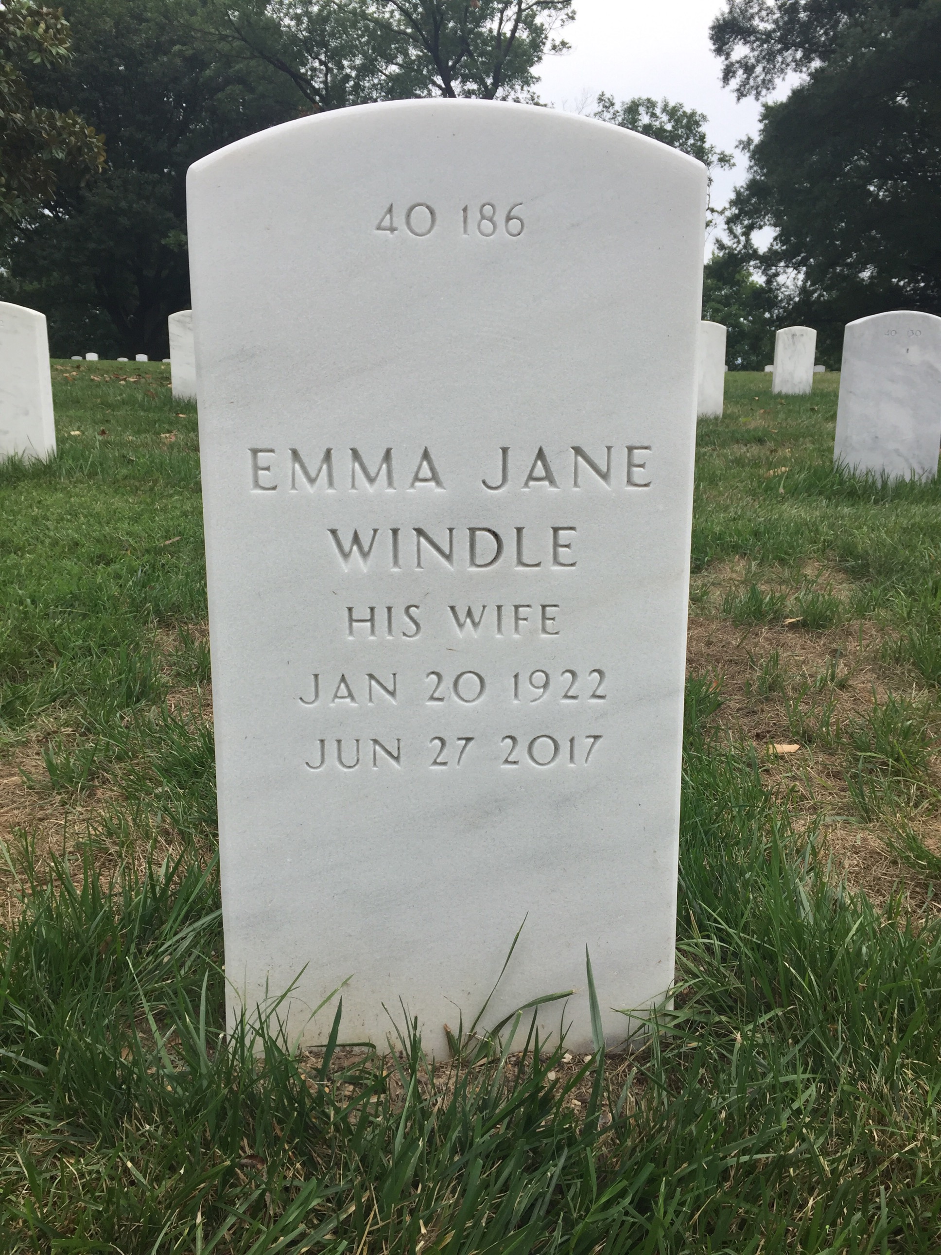 Back of headstone — William Paynter