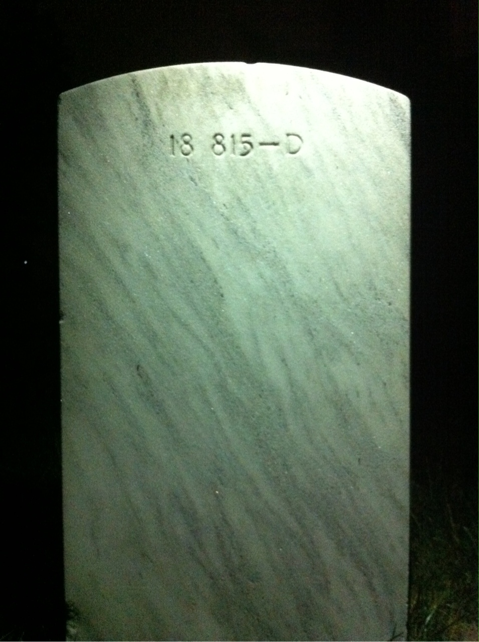 Back of headstone — Adolph Moskovits