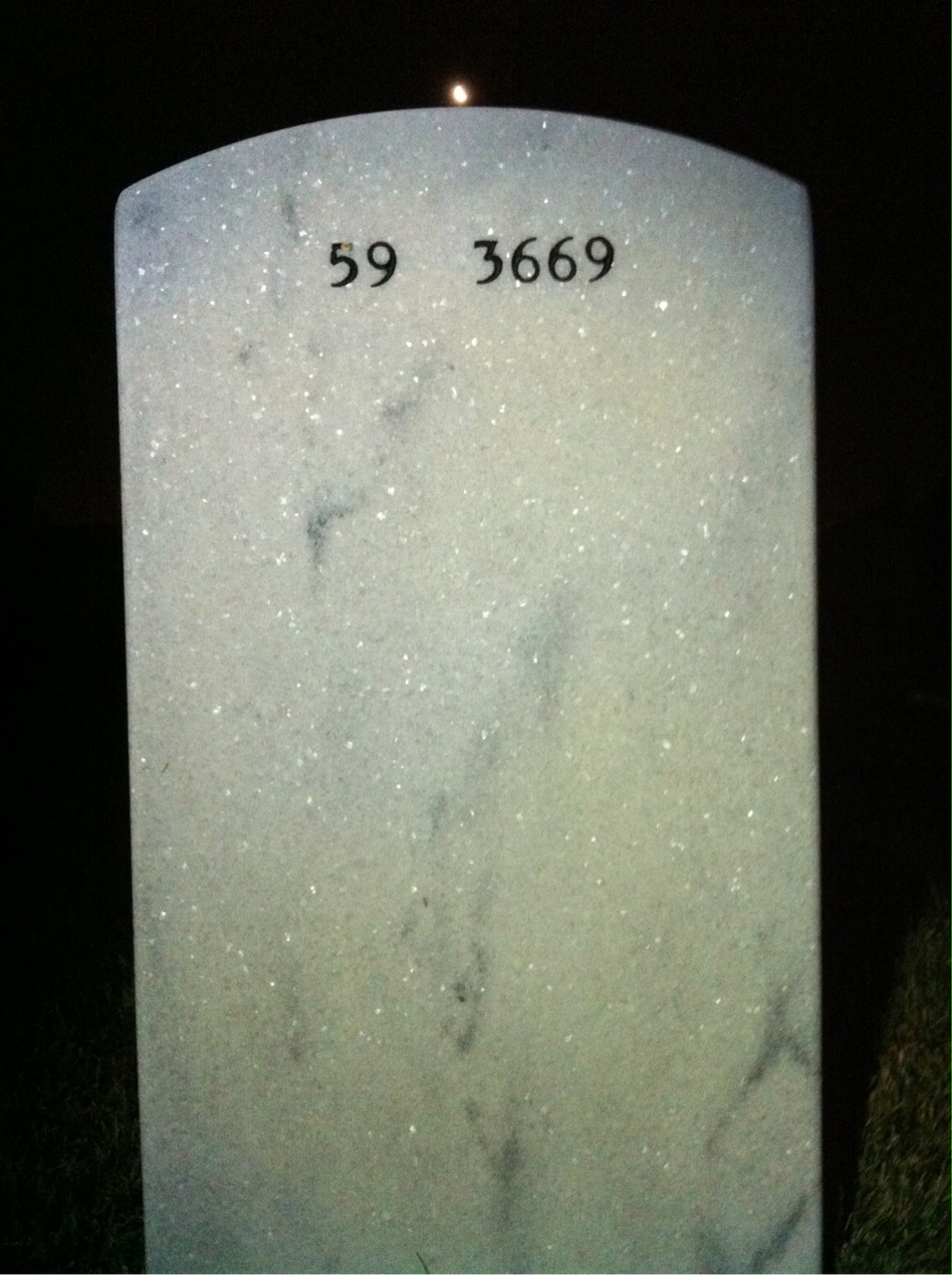 Back of headstone — Joseph Gervais
