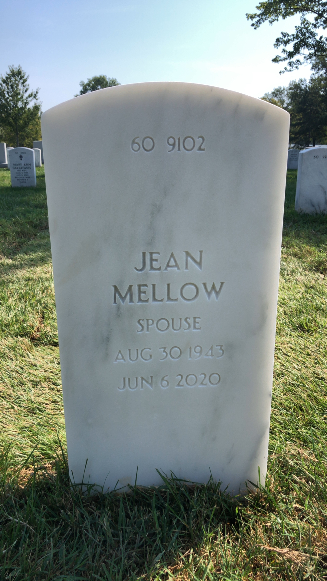 Back of headstone — David Sjuggerud