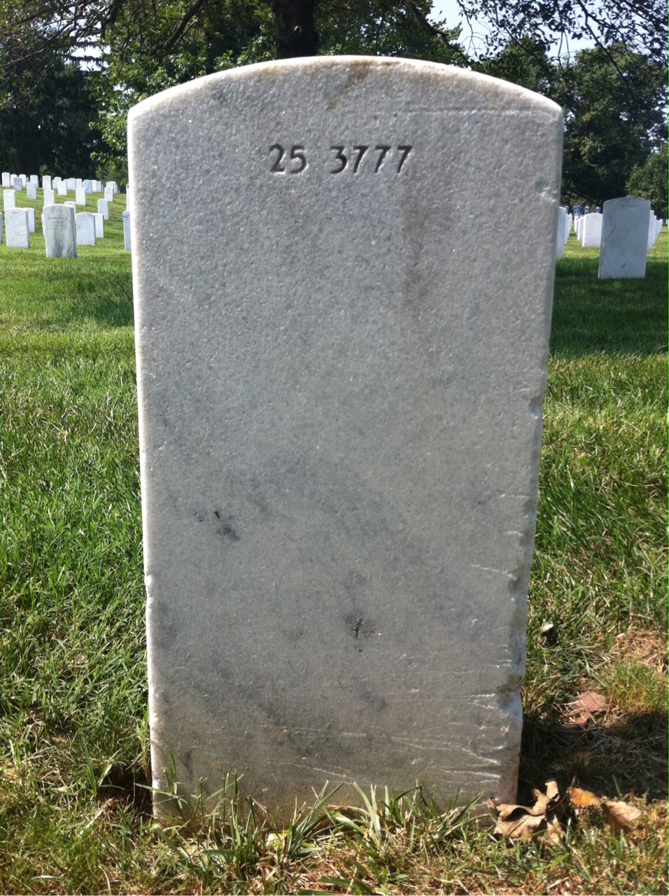 Back of headstone — Heath Bachelor