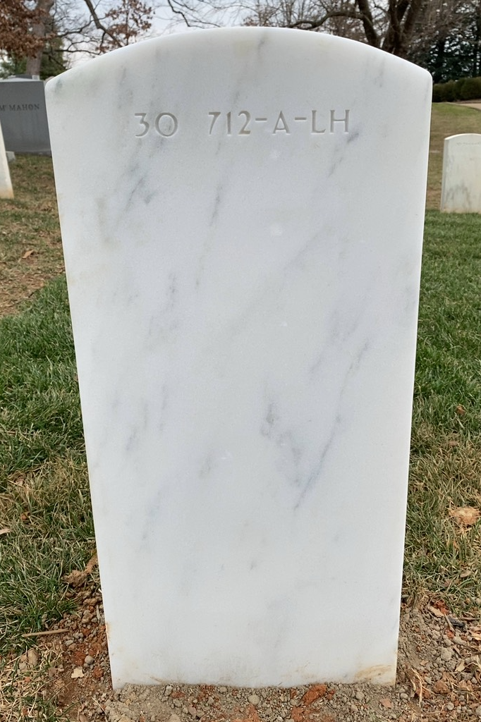 Back of headstone — Diego Asencio