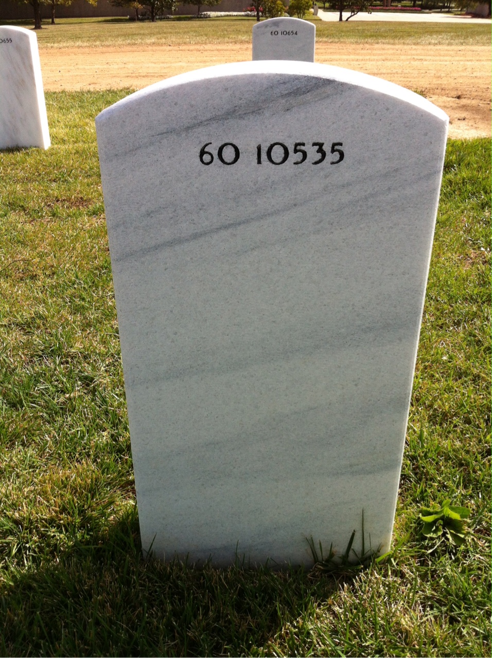 Back of headstone — Thomas Allen Baysore
