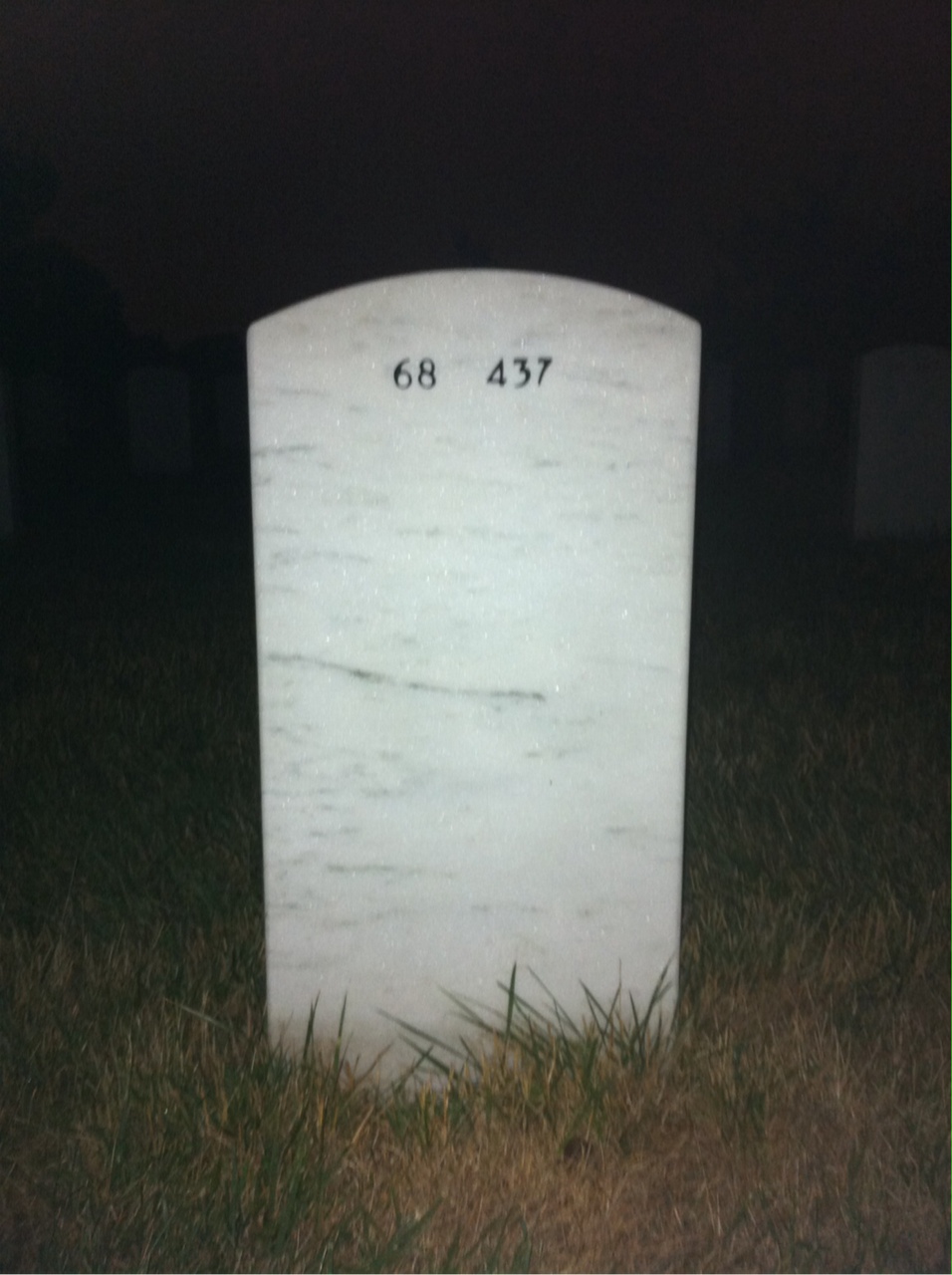 Back of headstone — Ernest D'Ercole
