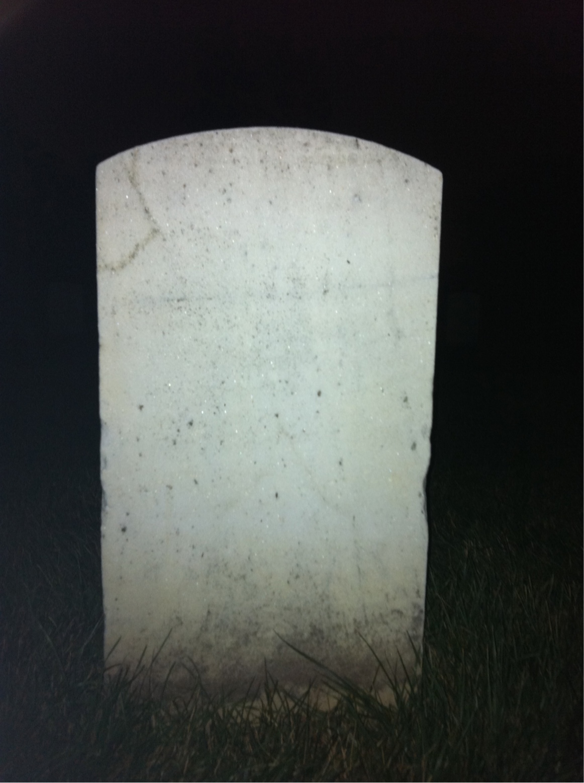 Back of headstone — James Murphy