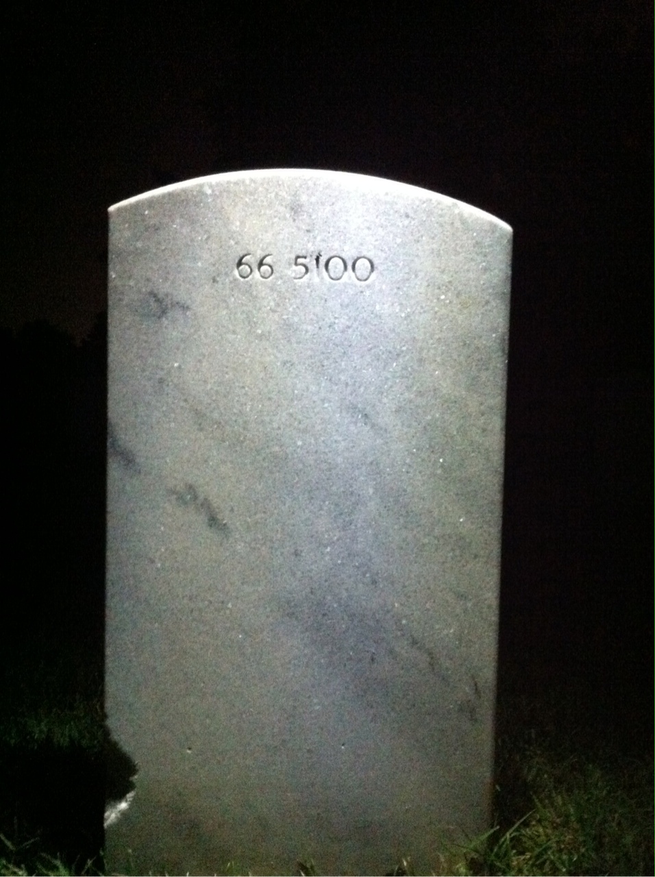 Back of headstone — Robert Cunniff